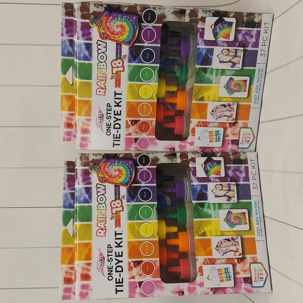NEW 2 Tie-Dye Kits